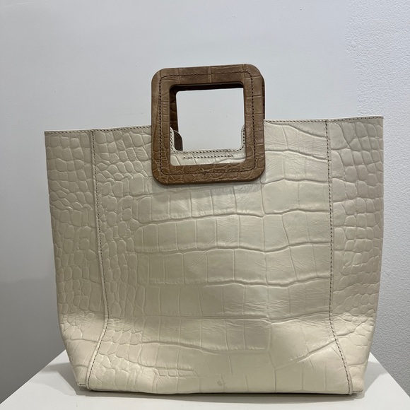 Staud Square Handle Leather tote - Picture 2 of 3